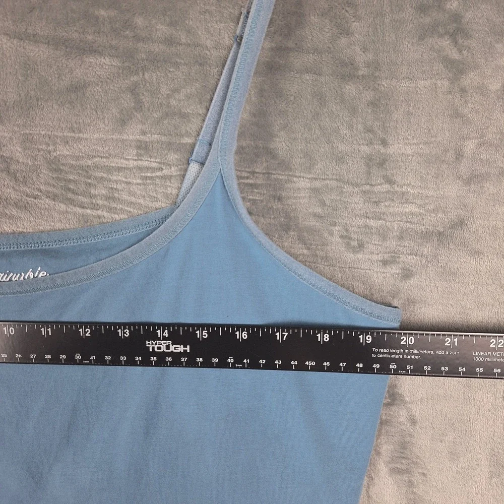 Pact Top 2XL Blue Cami Tank Organic Fitted Sustainable Shelf Bra Casual‎ Stretch - Picture 5 of 8
